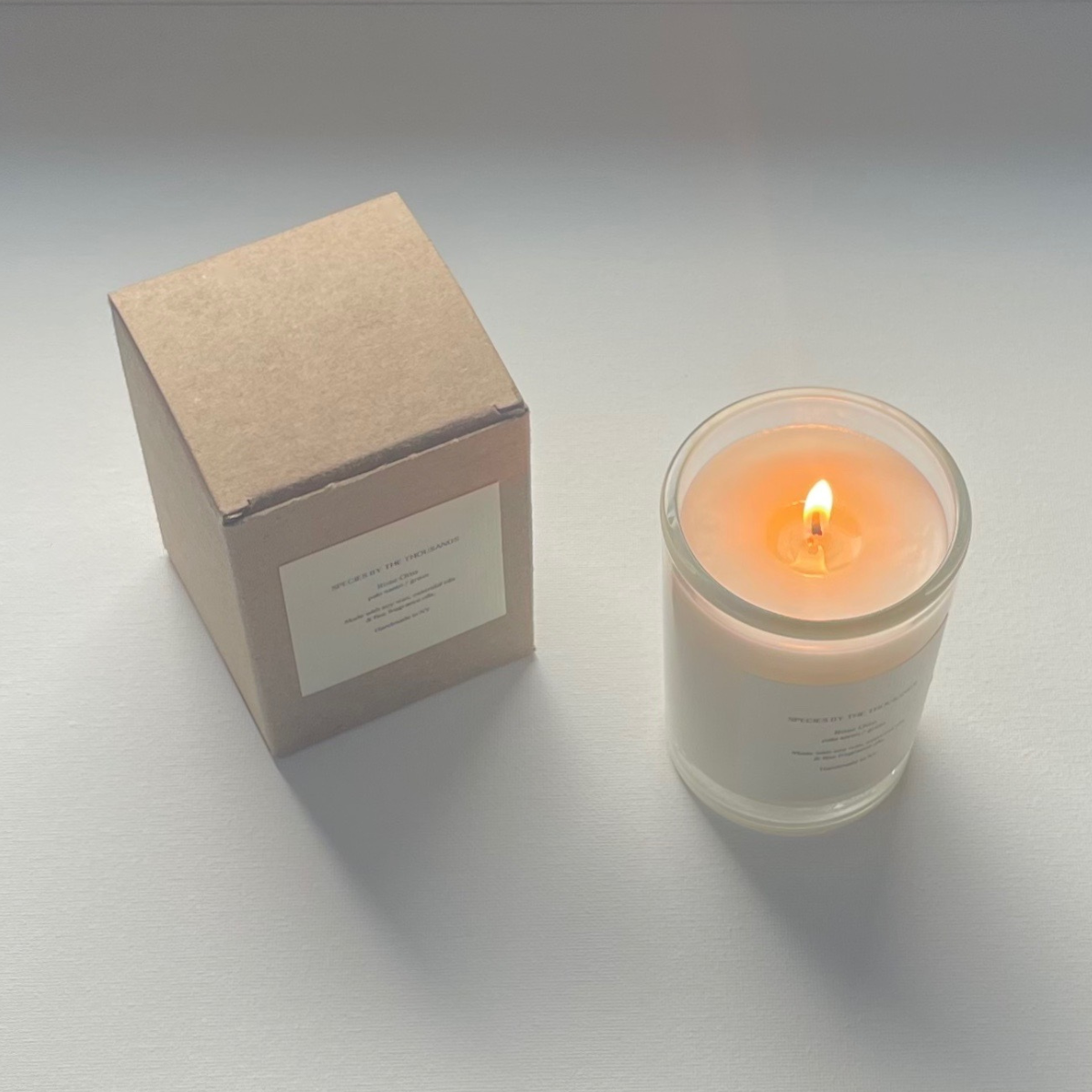 Red Clay, Amber + Musk Handcrafted Soy Candle