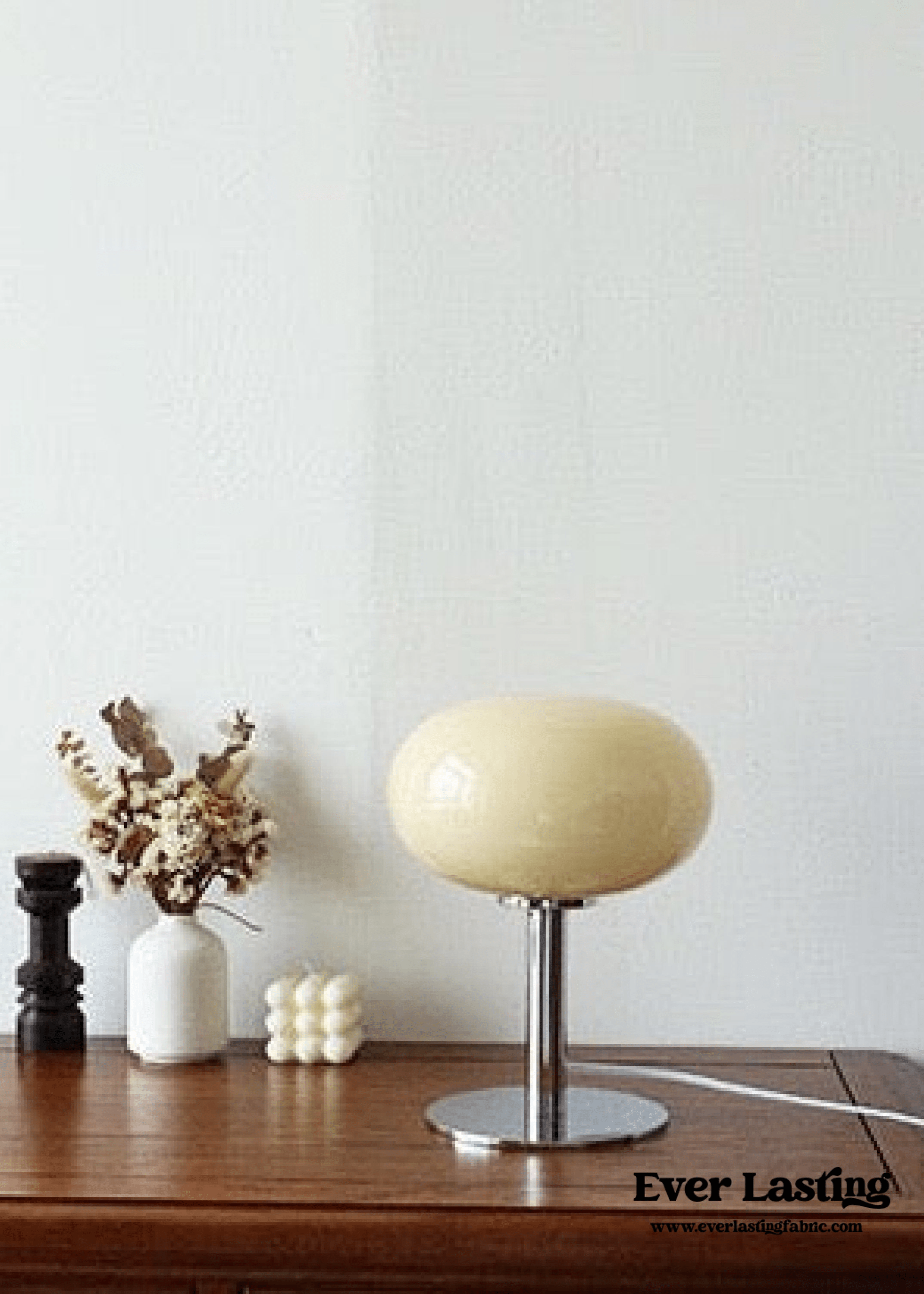 Egg Glass Lamp / Pink