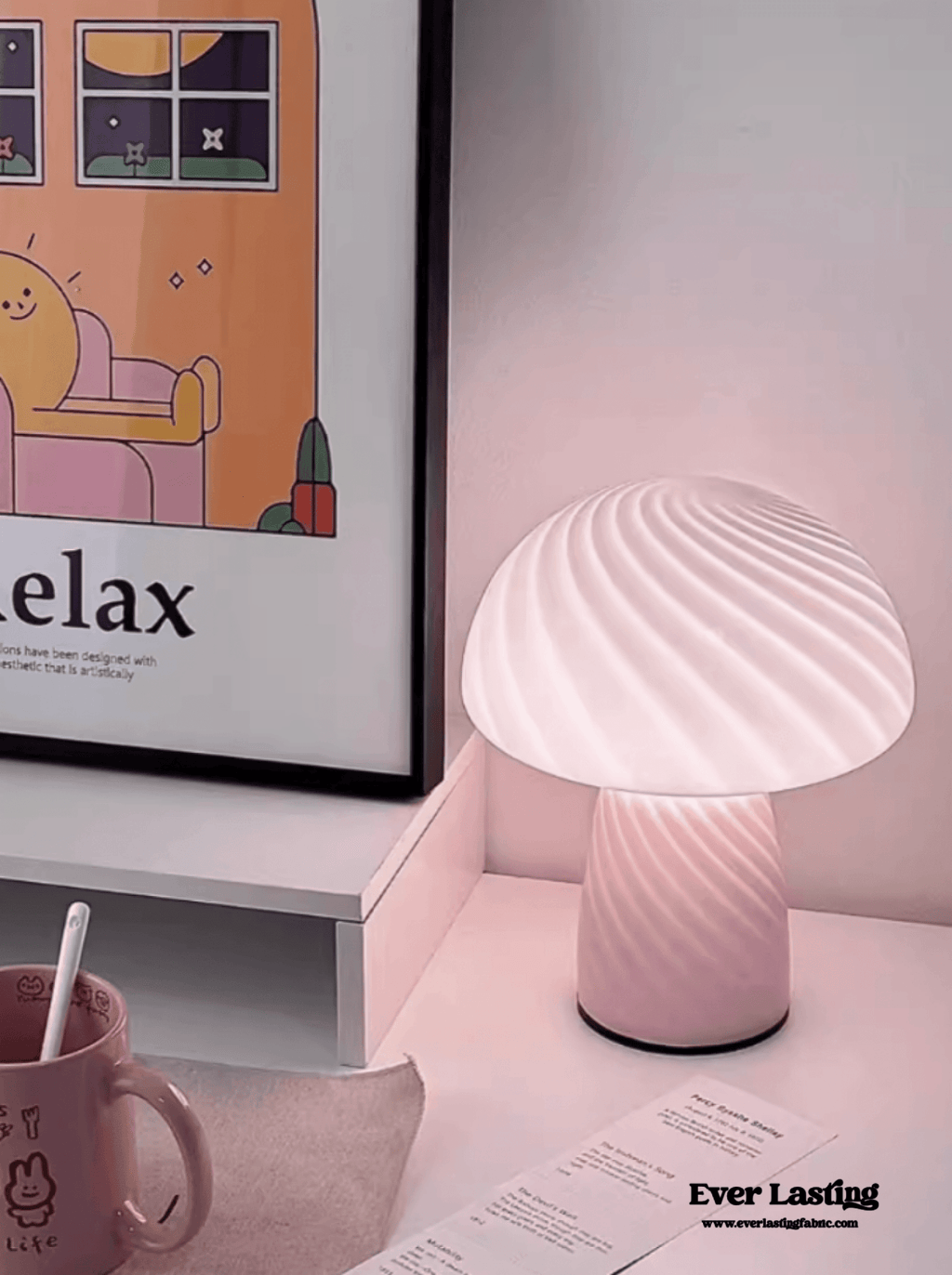 Glossy Mushroom Desk Lamp (3 Colors)