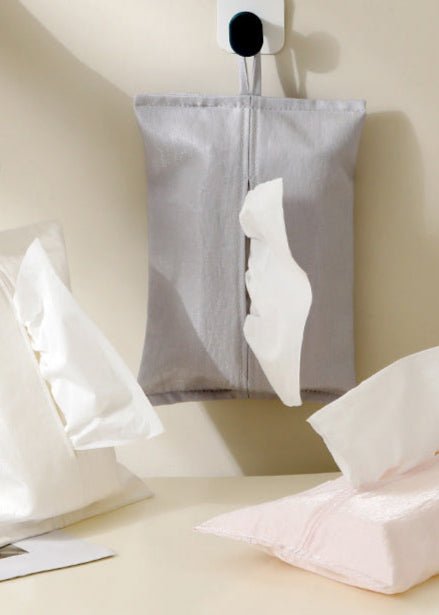 Wall-Mount Tissue Box or Face Towel Storage Bag